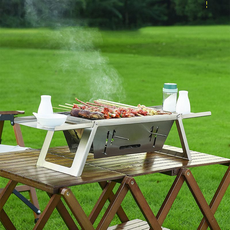 🍖Meilleur prix🔥Le barbecue d'extérieur pliable en acier inoxydable(🚀55% de réduction)