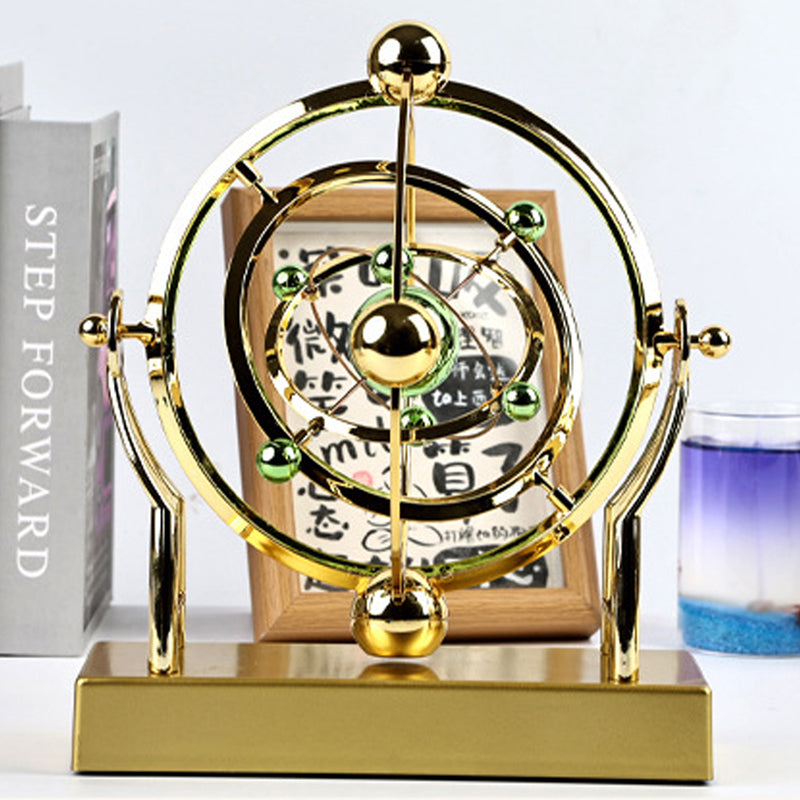 ⏳🌀Nouveaux produits⌛Pendule à mouvement perpétuel en orbite céleste - Décoration rotative créative pour la maison🚀(55% de réduction)