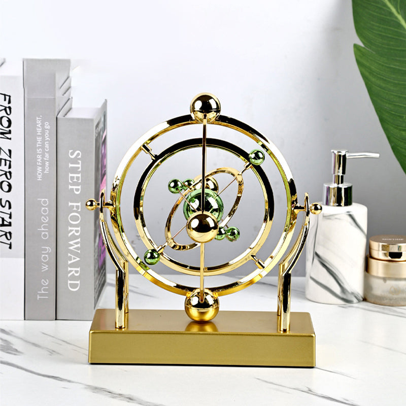 ⏳🌀Nouveaux produits⌛Pendule à mouvement perpétuel en orbite céleste - Décoration rotative créative pour la maison🚀(55% de réduction)