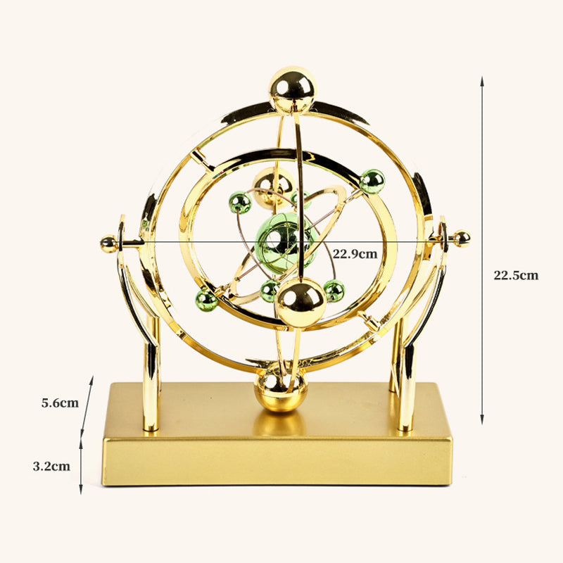 ⏳🌀Nouveaux produits⌛Pendule à mouvement perpétuel en orbite céleste - Décoration rotative créative pour la maison🚀(55% de réduction)
