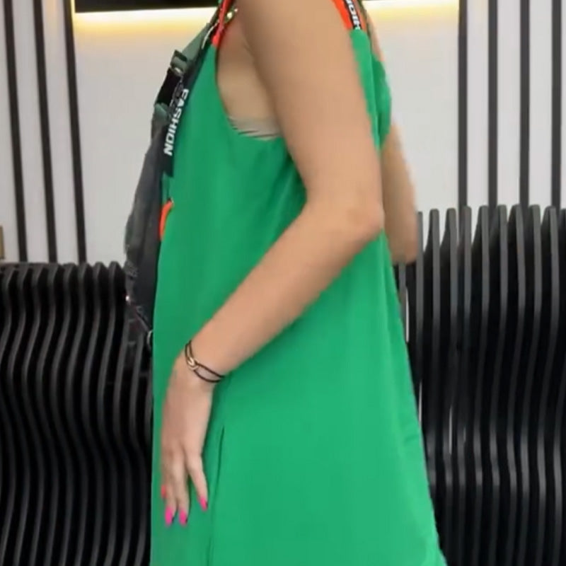 💕Grande réduction de prix💕Robe décontractée imprimée sans manches pour femme(🔥53% de réduction)