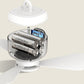 📢📢50 % DE RÉDUCTION !! ⏰Ventilateur de plafond rechargeable avec éclairage LED🌬️✨