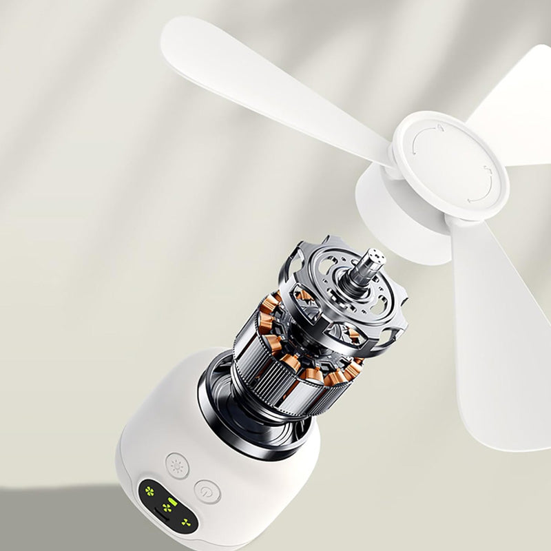 📢📢50 % DE RÉDUCTION !! ⏰Ventilateur de plafond rechargeable avec éclairage LED🌬️✨