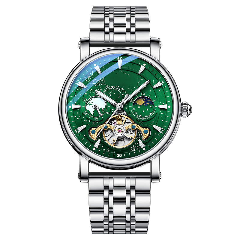 🔥55% de réduction💎Montre de luxe automatique lumineuse Starry Sky pour hommes⌚