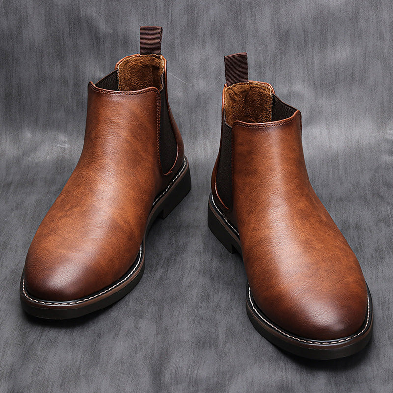 👞🐂55% de réduction🔥Bottes Chelsea vintage en similicuir pour hommes🚀Livraison gratuite