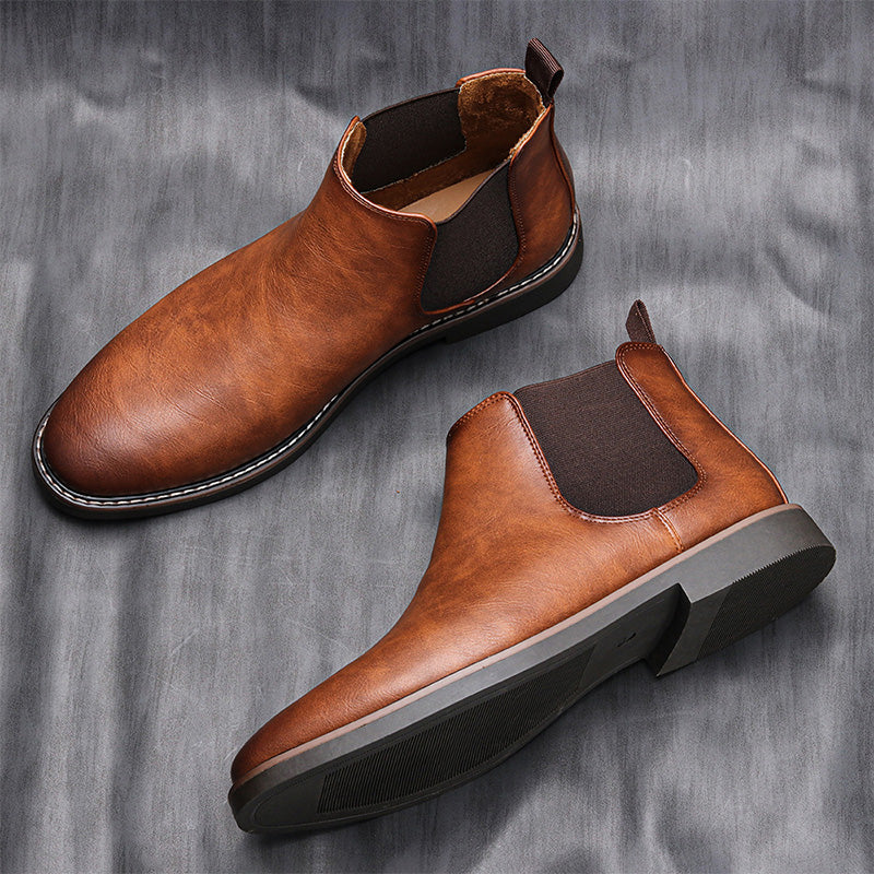 👞🐂55% de réduction🔥Bottes Chelsea vintage en similicuir pour hommes🚀Livraison gratuite