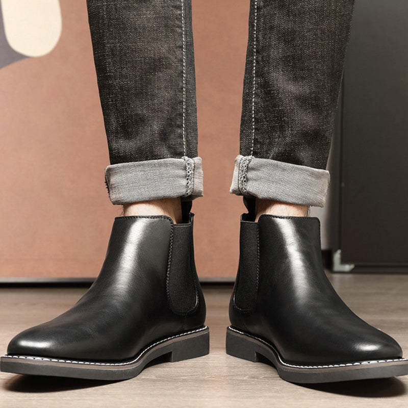 👞🐂55% de réduction🔥Bottes Chelsea vintage en similicuir pour hommes🚀Livraison gratuite