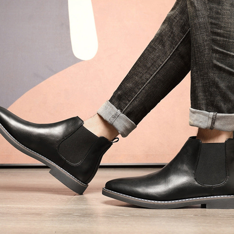 👞🐂55% de réduction🔥Bottes Chelsea vintage en similicuir pour hommes🚀Livraison gratuite
