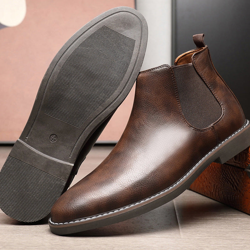 👞🐂55% de réduction🔥Bottes Chelsea vintage en similicuir pour hommes🚀Livraison gratuite
