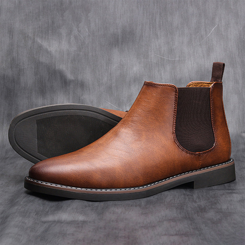 👞🐂55% de réduction🔥Bottes Chelsea vintage en similicuir pour hommes🚀Livraison gratuite