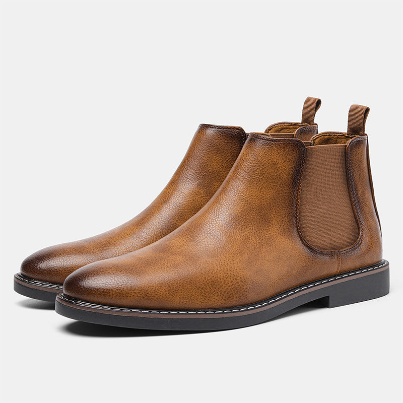 👞🐂55% de réduction🔥Bottes Chelsea vintage en similicuir pour hommes🚀Livraison gratuite