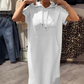 🔥Remise d'été 53%🔥Robe longue à capuche et manches courtes pour femmes