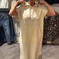 🔥Remise d'été 53%🔥Robe longue à capuche et manches courtes pour femmes