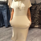 🔥Remise d'été 53%🔥Robe longue à capuche et manches courtes pour femmes