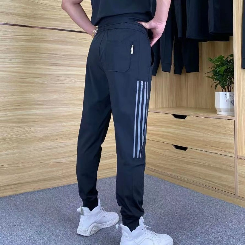 🎉🛍️55% de réduction🔥Ensemble 2 pièces haut à manches courtes et pantalon de jogging extensible pour homme