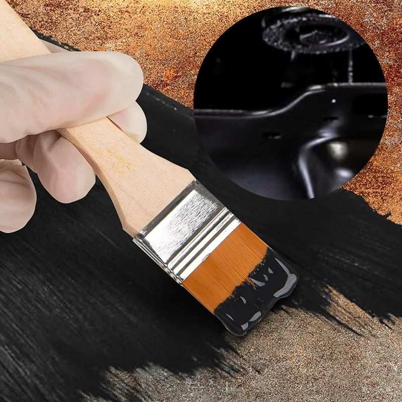 🔥50 % DE RÉDUCTION !🏠Peinture métallisée Rust Converter – Une seule couche suffit pour éliminer la rouille, sans ponçage ni émanations. Une fois sèche, elle offre un fini métallique élégant. Idéale pour les outils de jardin et les portails. 🔨🛡️