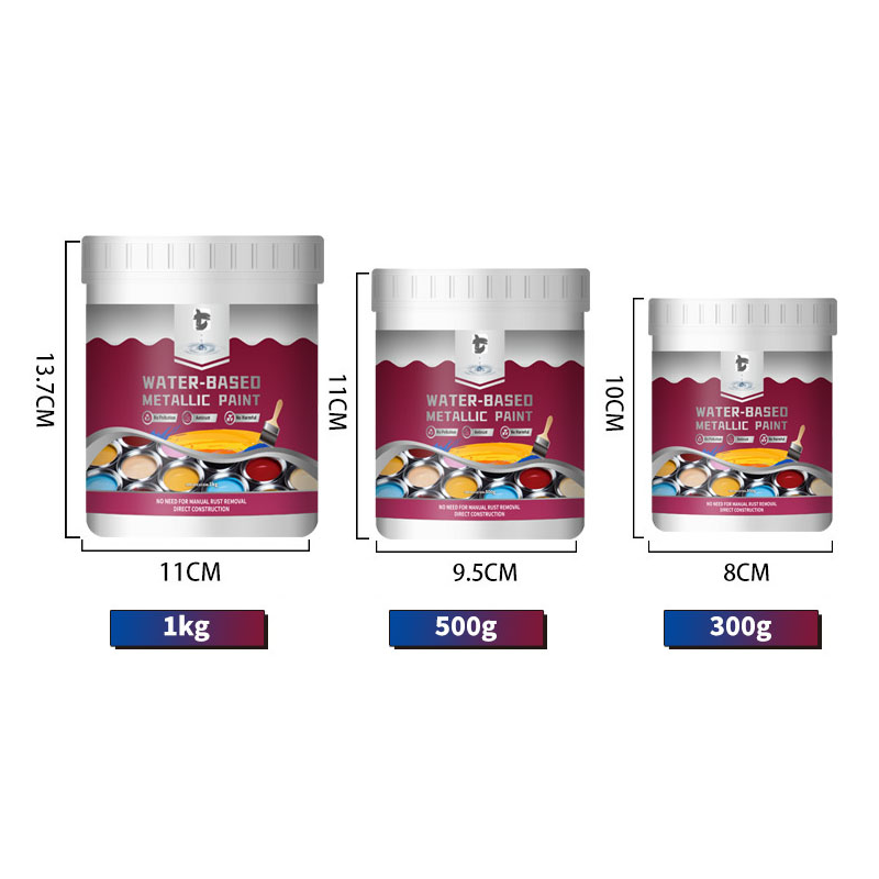 🔥50 % DE RÉDUCTION !🏠Peinture métallisée Rust Converter – Une seule couche suffit pour éliminer la rouille, sans ponçage ni émanations. Une fois sèche, elle offre un fini métallique élégant. Idéale pour les outils de jardin et les portails. 🔨🛡️