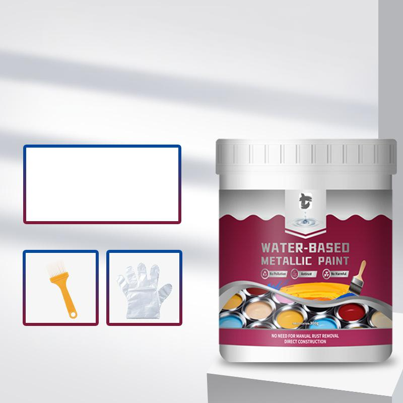 🔥50 % DE RÉDUCTION !🏠Peinture métallisée Rust Converter – Une seule couche suffit pour éliminer la rouille, sans ponçage ni émanations. Une fois sèche, elle offre un fini métallique élégant. Idéale pour les outils de jardin et les portails. 🔨🛡️