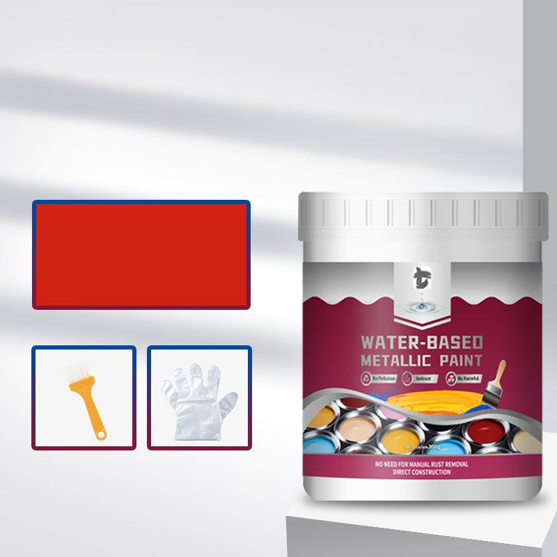 🔥50 % DE RÉDUCTION !🏠Peinture métallisée Rust Converter – Une seule couche suffit pour éliminer la rouille, sans ponçage ni émanations. Une fois sèche, elle offre un fini métallique élégant. Idéale pour les outils de jardin et les portails. 🔨🛡️