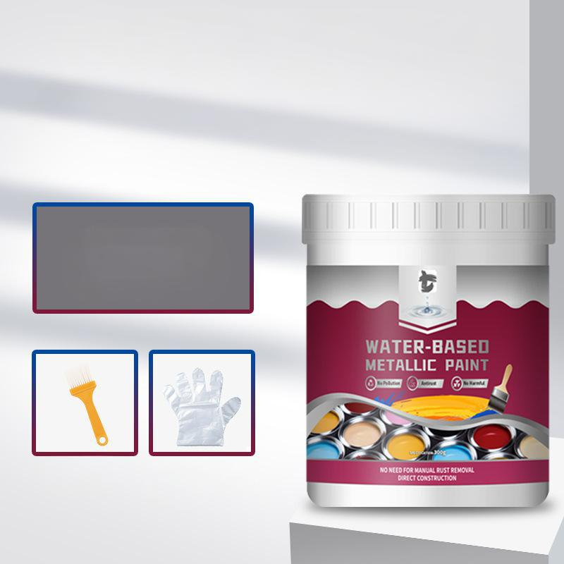 🔥50 % DE RÉDUCTION !🏠Peinture métallisée Rust Converter – Une seule couche suffit pour éliminer la rouille, sans ponçage ni émanations. Une fois sèche, elle offre un fini métallique élégant. Idéale pour les outils de jardin et les portails. 🔨🛡️