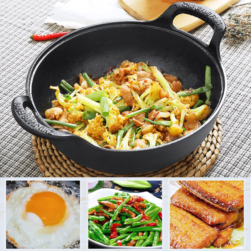 🍳C'est le dernier jour de la campagne🔥Pot en fer épais non revêtu(🚀55% de réduction)