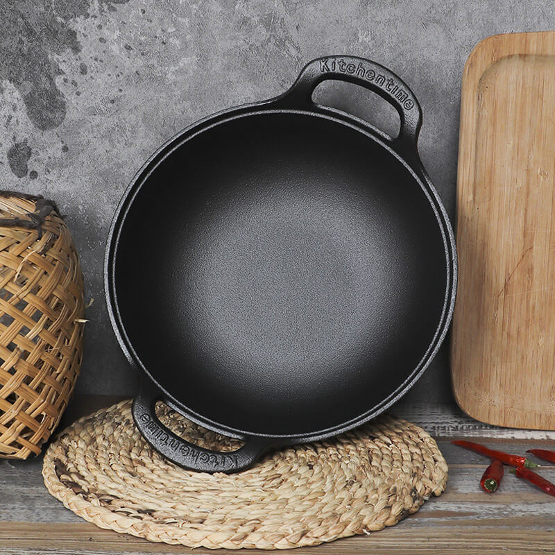 🍳C'est le dernier jour de la campagne🔥Pot en fer épais non revêtu(🚀55% de réduction)