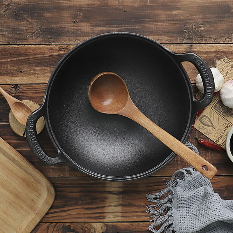 🍳C'est le dernier jour de la campagne🔥Pot en fer épais non revêtu(🚀55% de réduction)