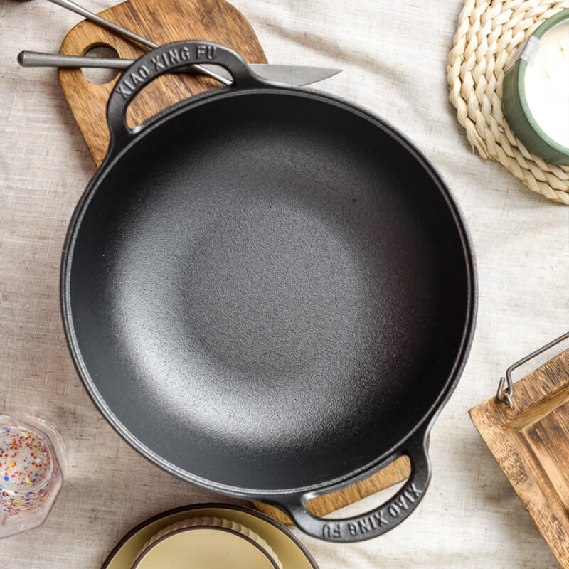 🍳C'est le dernier jour de la campagne🔥Pot en fer épais non revêtu(🚀55% de réduction)