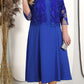 🔥Offres spéciales d'été👗Robe femme unie avec veste en dentelle brodée