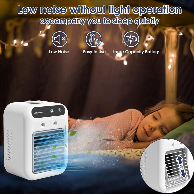 ❄️55 % de réduction 🌬️ Mini rafraîchisseur d'air 3 en 1 – Rafraîchit, humidifie et parfume ! Idéal pour votre bureau et votre chambre