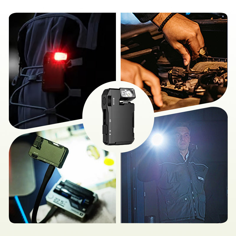 🔦Vente flash-55 % de réduction🔥Mini lampe de poche portable avec tête rotative