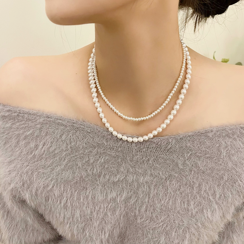 🦪✨️Meilleur prix📿Collier de perles fantaisie rétro et élégant