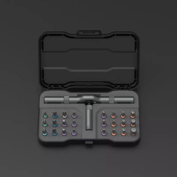 🔧⏰ OFFRE LIMITÉE : 50 % DE RÉDUCTION ! Kit de tournevis à cliquet magnétique 24 en 1 – Compact et léger – Que ce soit à la maison ou en déplacement, tu es prêt pour toutes les réparations 🛠️✨