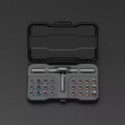🔧⏰ OFFRE LIMITÉE : 50 % DE RÉDUCTION ! Kit de tournevis à cliquet magnétique 24 en 1 – Compact et léger – Que ce soit à la maison ou en déplacement, tu es prêt pour toutes les réparations 🛠️✨