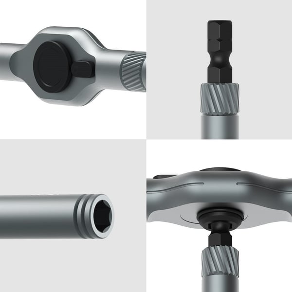 🔧⏰ OFFRE LIMITÉE : 50 % DE RÉDUCTION ! Kit de tournevis à cliquet magnétique 24 en 1 – Compact et léger – Que ce soit à la maison ou en déplacement, tu es prêt pour toutes les réparations 🛠️✨