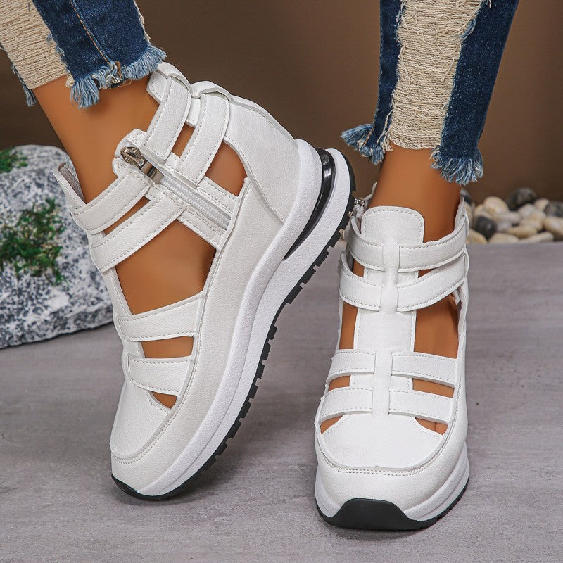🔥Meilleurs prix pour l'été🔥Sandales confortables et légères avec fermeture éclair latérale