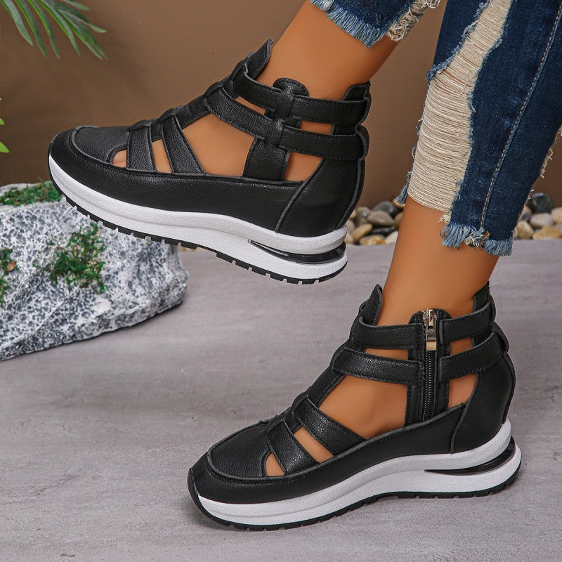 🔥Meilleurs prix pour l'été🔥Sandales confortables et légères avec fermeture éclair latérale