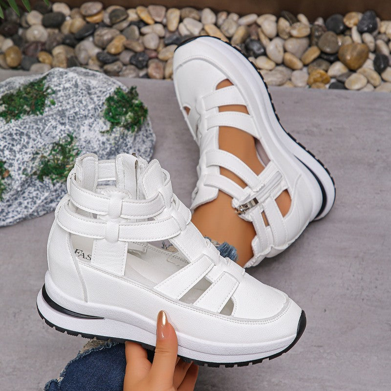 🔥Meilleurs prix pour l'été🔥Sandales confortables et légères avec fermeture éclair latérale