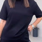 ✨55% de réduction✨Top uni pour dames avec manches courtes ＆ Ensemble deux pièces avec pantalon