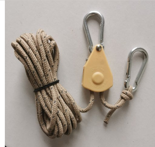 🔥55% de réduction🪢Bärbar Justerbar Fix Tält Hög styrka Snabb frigöring Remskiva Camping Rope 🌳(4 Pcs / Set)