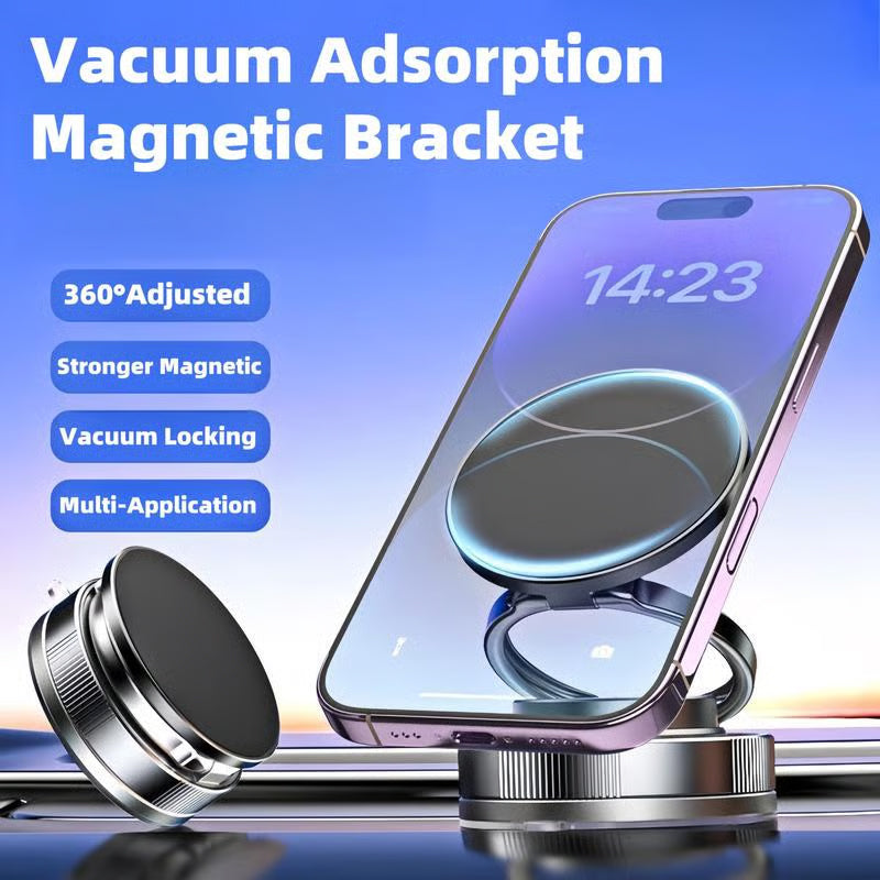 🔥Meilleur prix - 55% de réduction🔄Porte-téléphone magnétique à vide réglable sur 360°📱🚗
