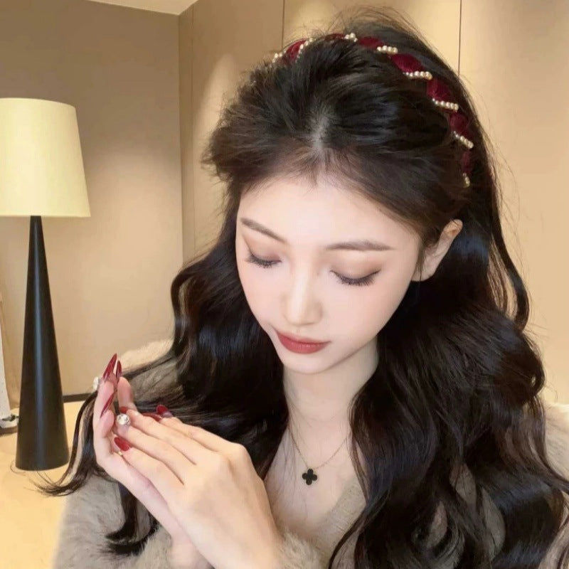📢✨Vente chaude 🌸Serre - tête vintage en perles artificielles🫧55% de réduction