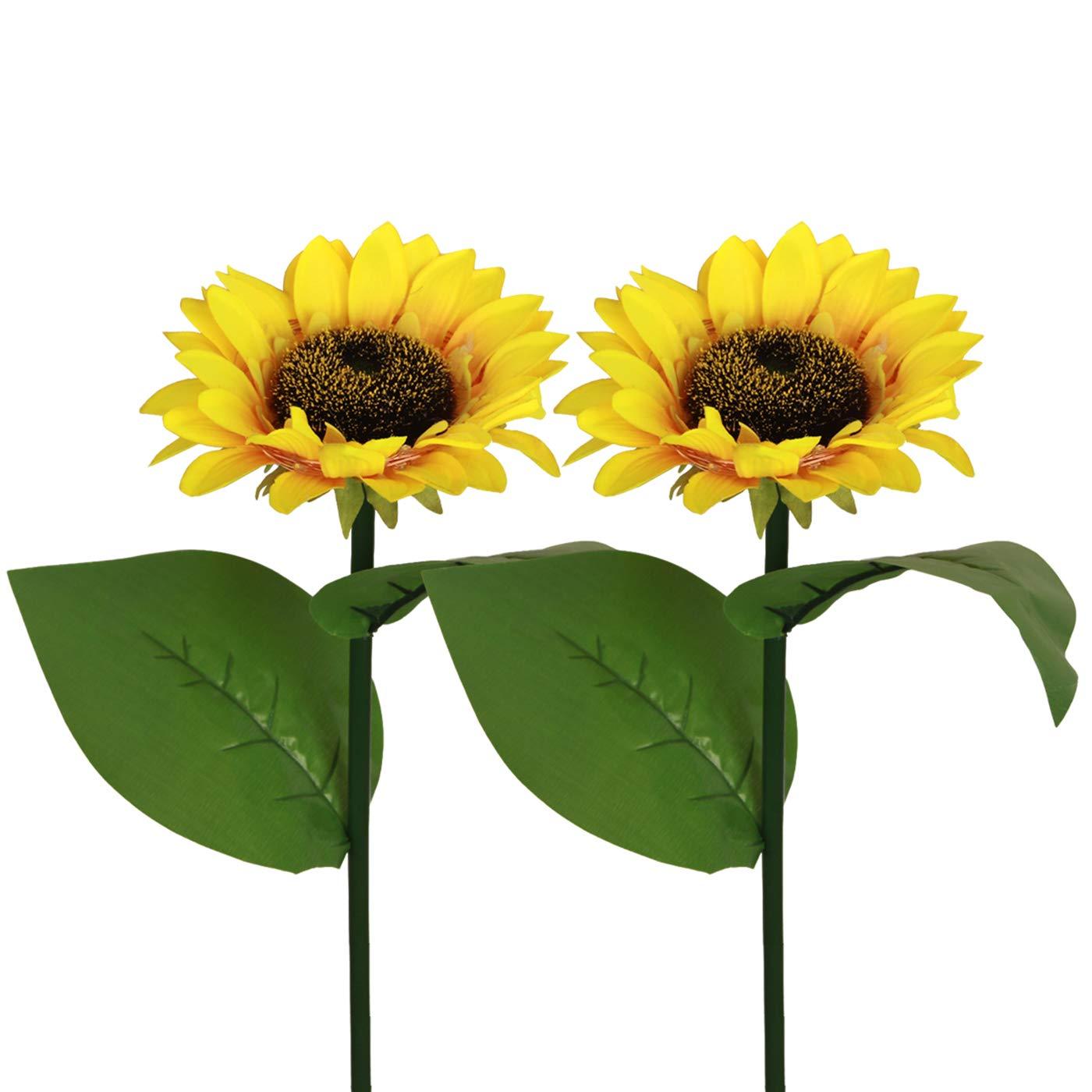🌻Lampes solaires de jardin étanches en forme de tournesol☀️