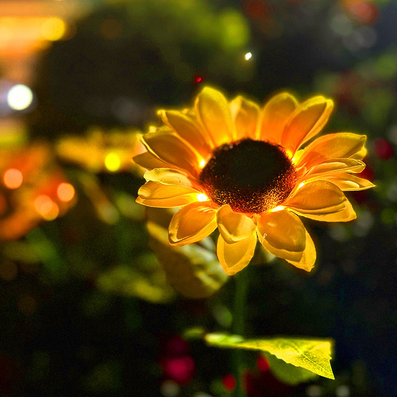 🌻Lampes solaires de jardin étanches en forme de tournesol☀️