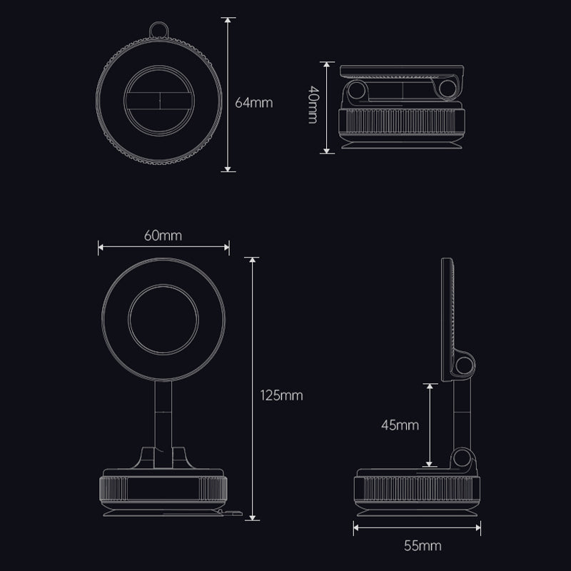 🔥 VENTE CHAUDE 🔥 Support téléphone magnétique pliable – Parfait pour la voiture 🚗💨 ✨ Stable, compact et facile à utiliser – Ne ratez pas l’offre !