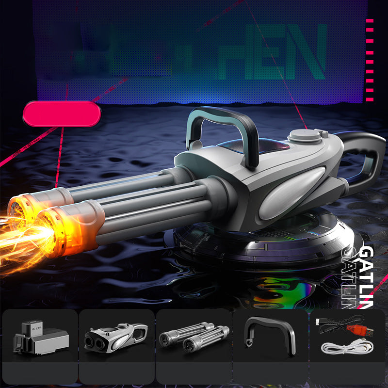 🔫🔥Été 55% de réduction🤽Pistolet à eau électrique Gatling à double canon