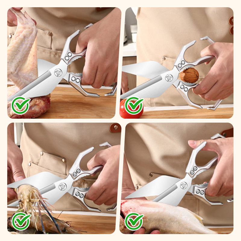 ⏳Spécial à durée limitée⏰Ciseaux de cuisine multifonctionnels et résistants✂️