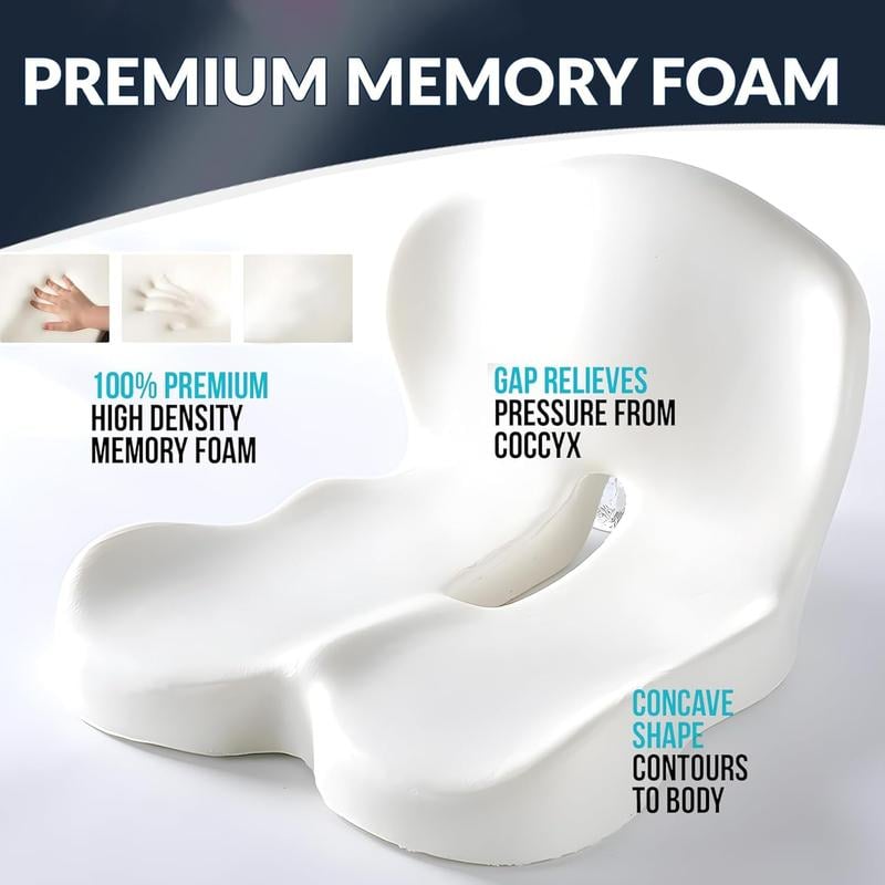 📢🎁Nouveaux produits à la mode - 55 % de réduction✨Coussin de siège en mousse à mémoire de forme antidérapant📢