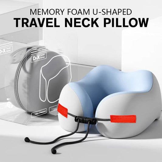 🔥Grande vente - 55 % de réduction🔥Oreiller de voyage en mousse à mémoire de forme en U💤