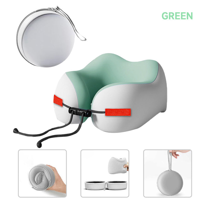 🔥Grande vente - 55 % de réduction🔥Oreiller de voyage en mousse à mémoire de forme en U💤